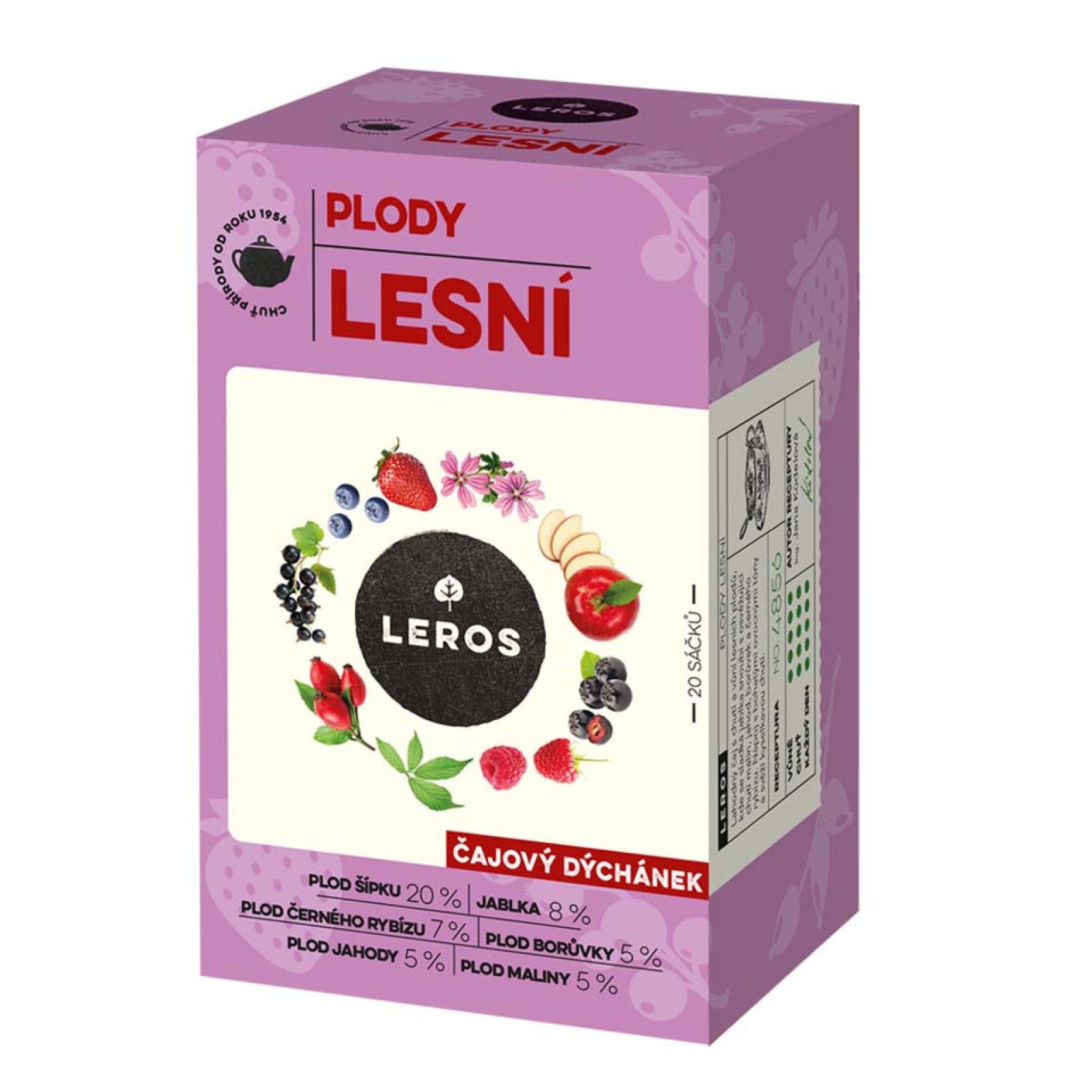 Leros Čajový dýchánek, plody lesní