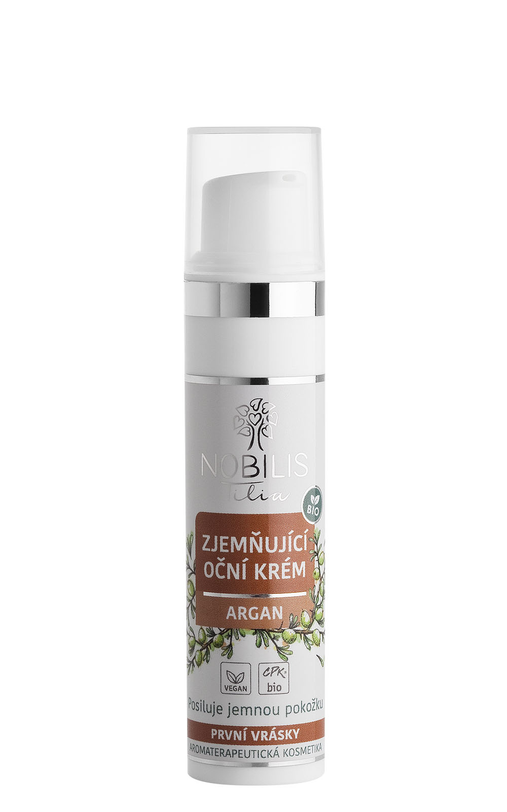 Zjemňující oční krém Argan 15 ml
