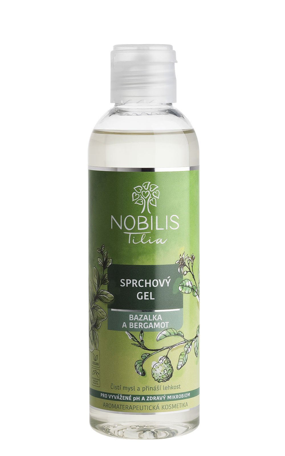 Sprchový gel Bazalka a bergamot 200 ml