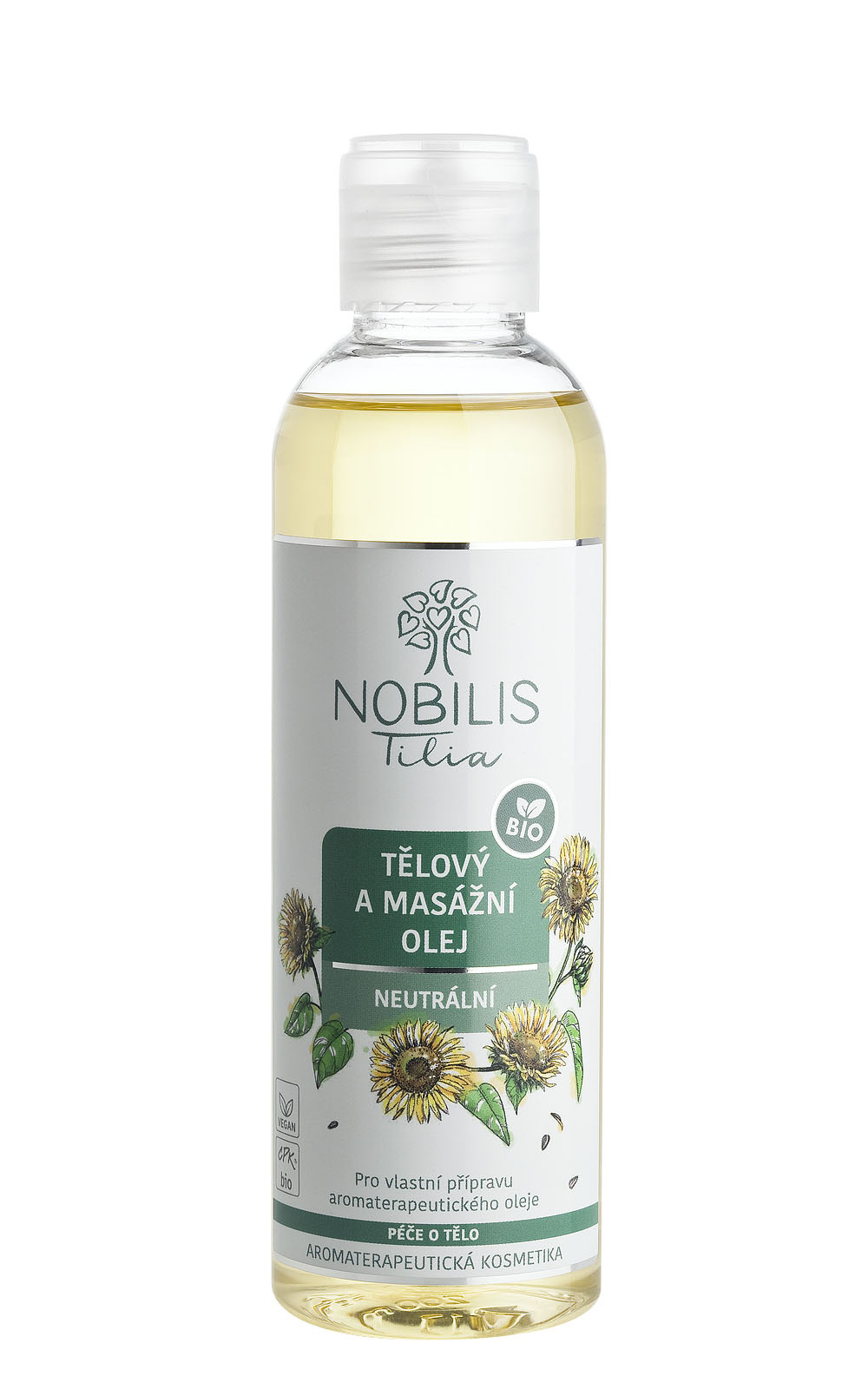 Tělový a masážní olej Neutrální 200 ml