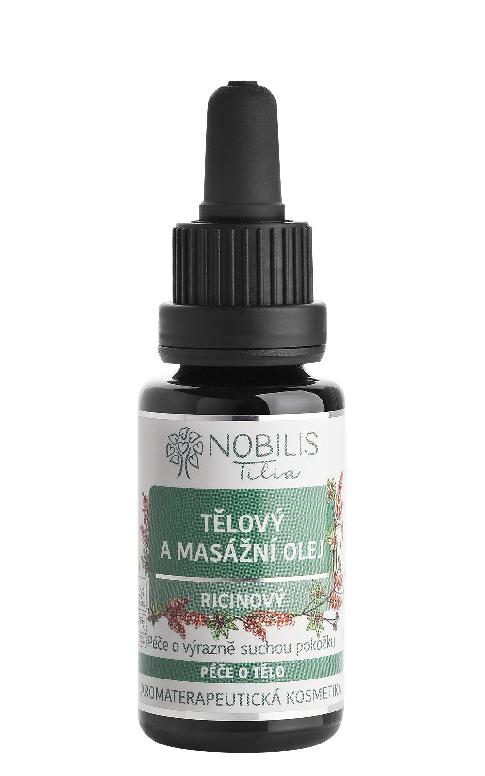 Tělový a masážní olej Ricinový 20 ml