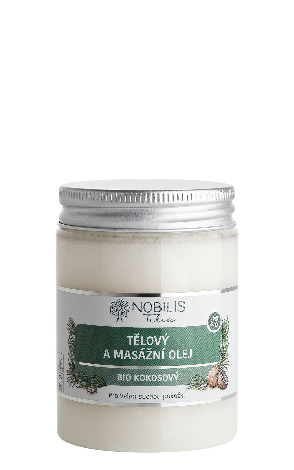 Tělový a masážní olej BIO Kokosový 100 ml