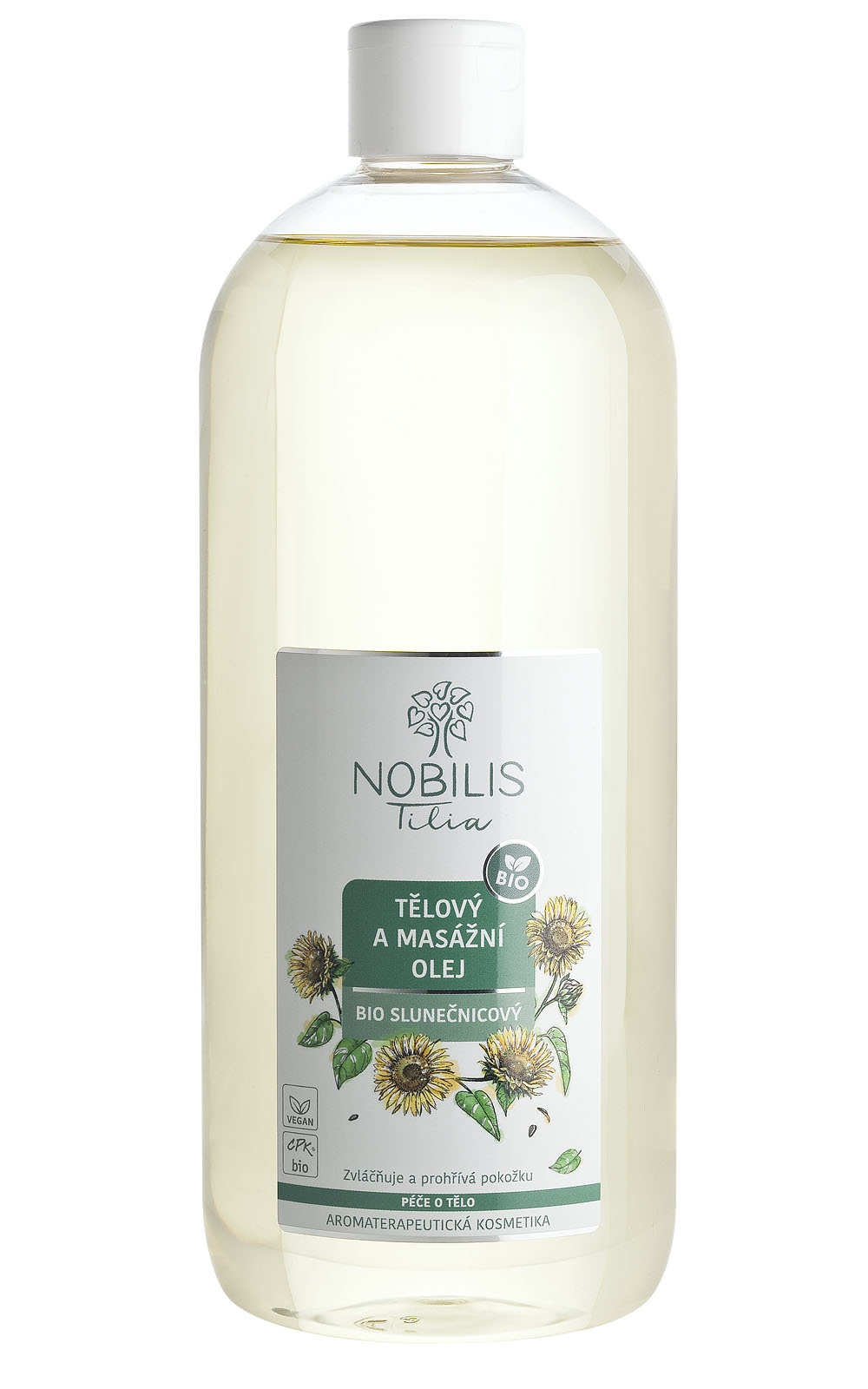 Tělový a masážní olej BIO Slunečnicový 1000 ml