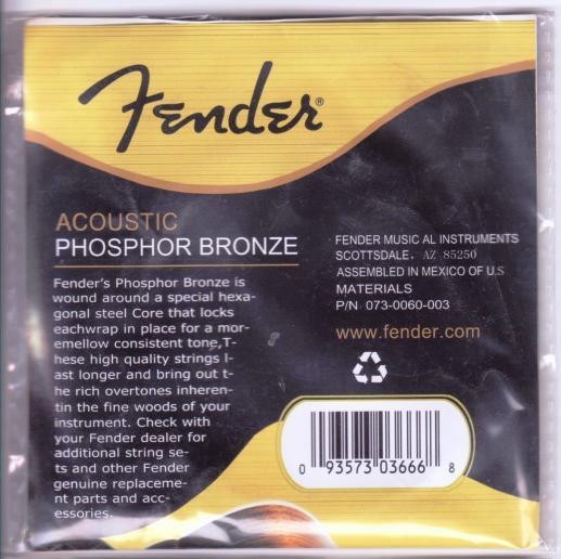 Fender Phosphor Bronze 60L