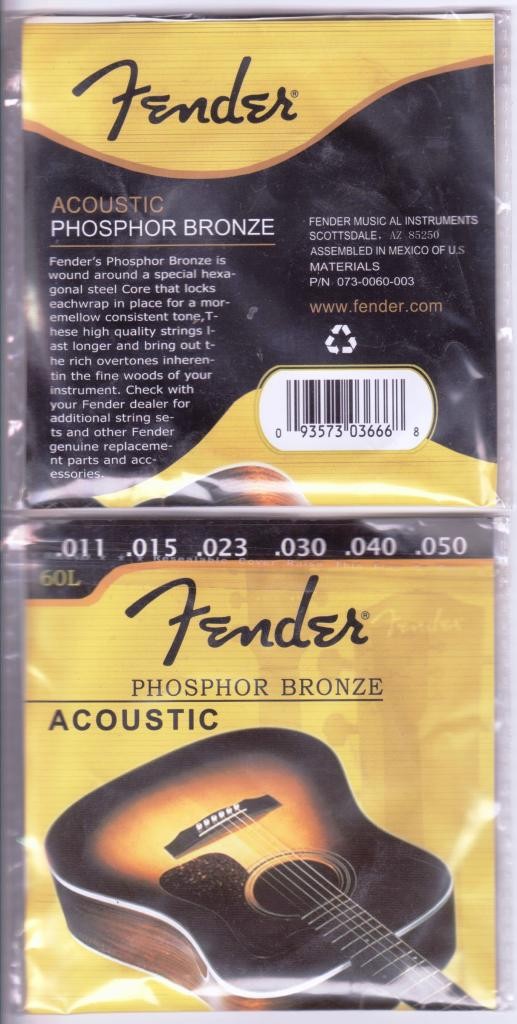 Fender Phosphor Bronze 60L