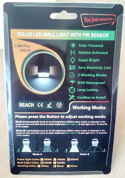 LEDSTAR solární svítidlo 1,5W bílé