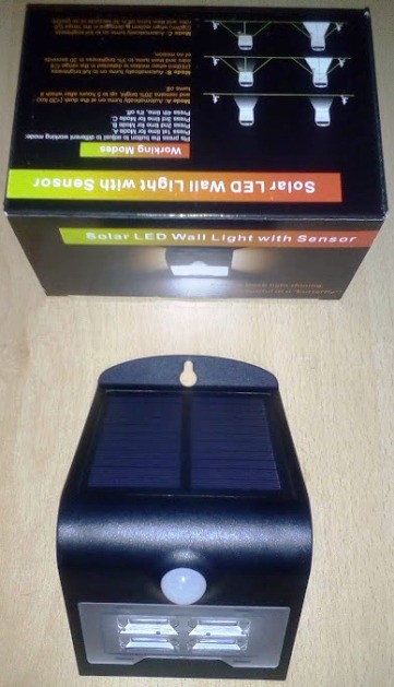 LEDSTAR solární svítidlo 2W černé