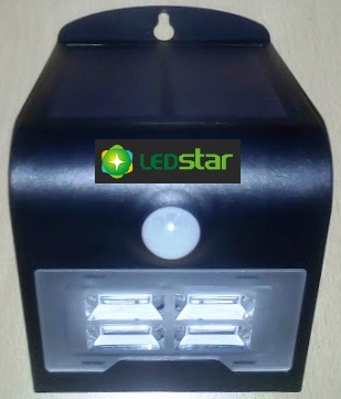 LEDSTAR solární svítidlo 2W černé