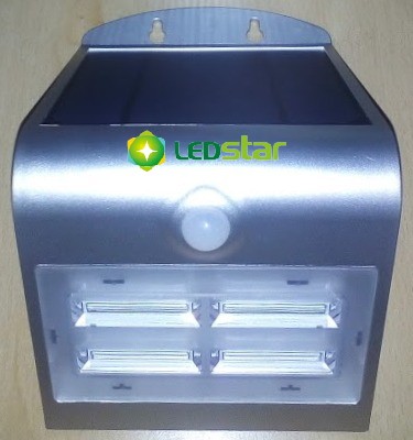 LEDSTAR solární svítidlo 3,2W stříbrné