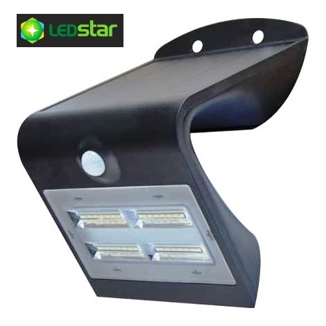 LEDSTAR solární svítidlo 3,2W černé