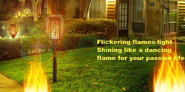 LEDSTAR zahradní solární svítidlo LED Flame