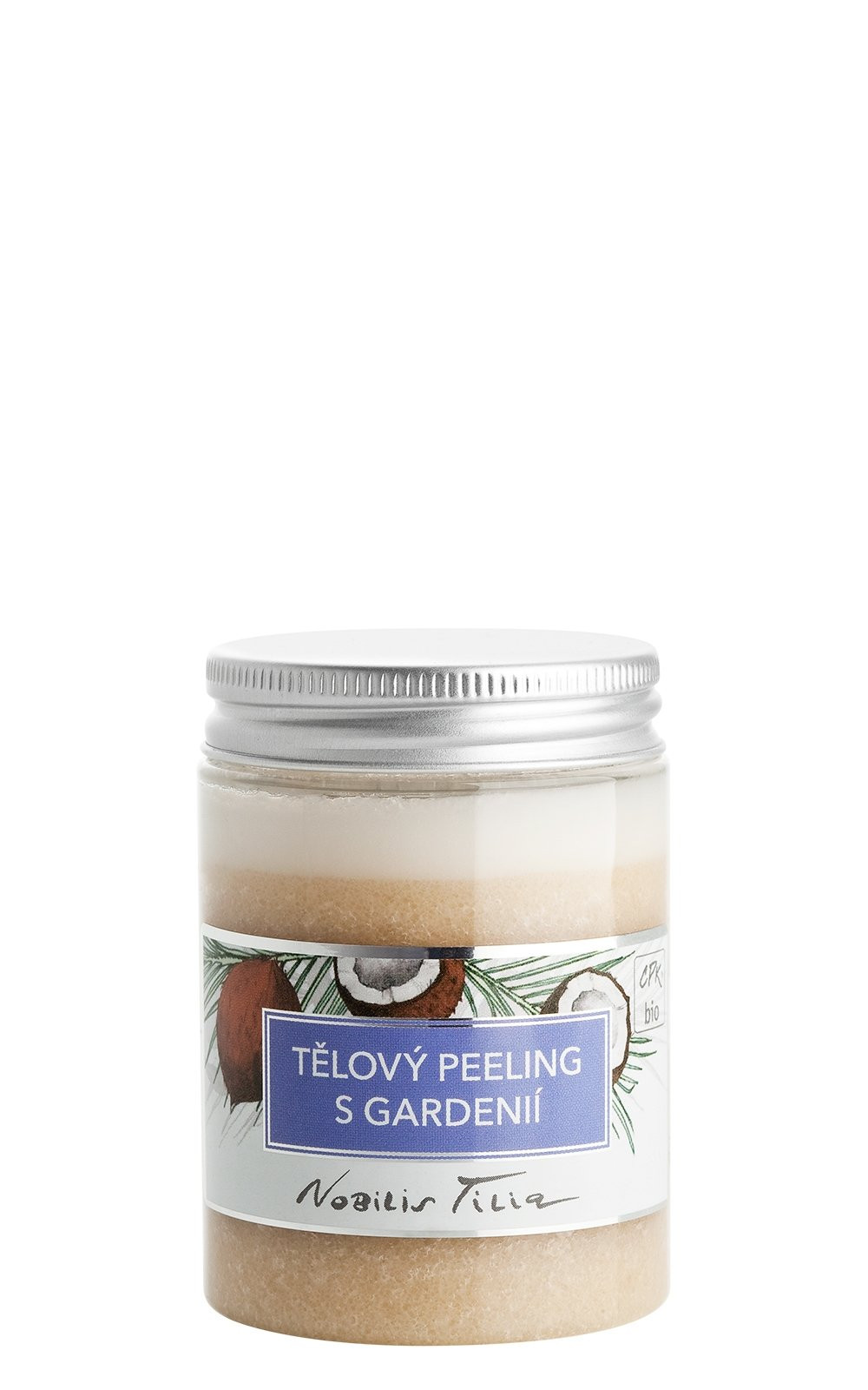 Tělový peeling s gardenií