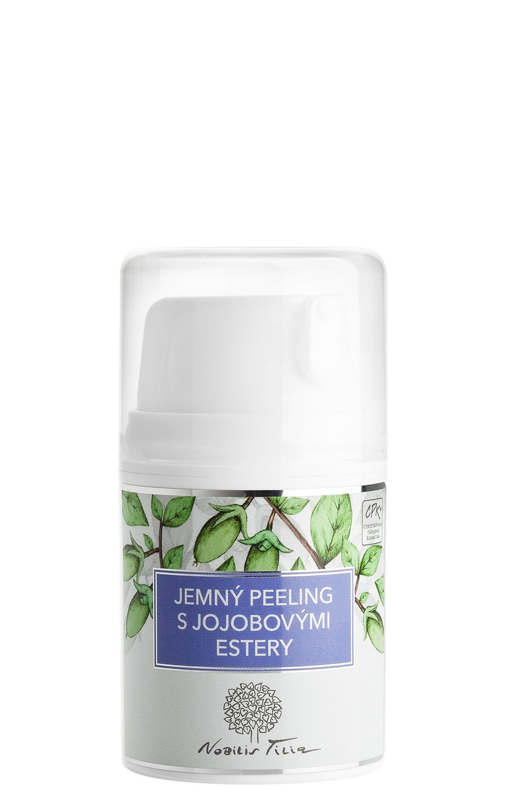 Jemný peeling s jojobovými estery