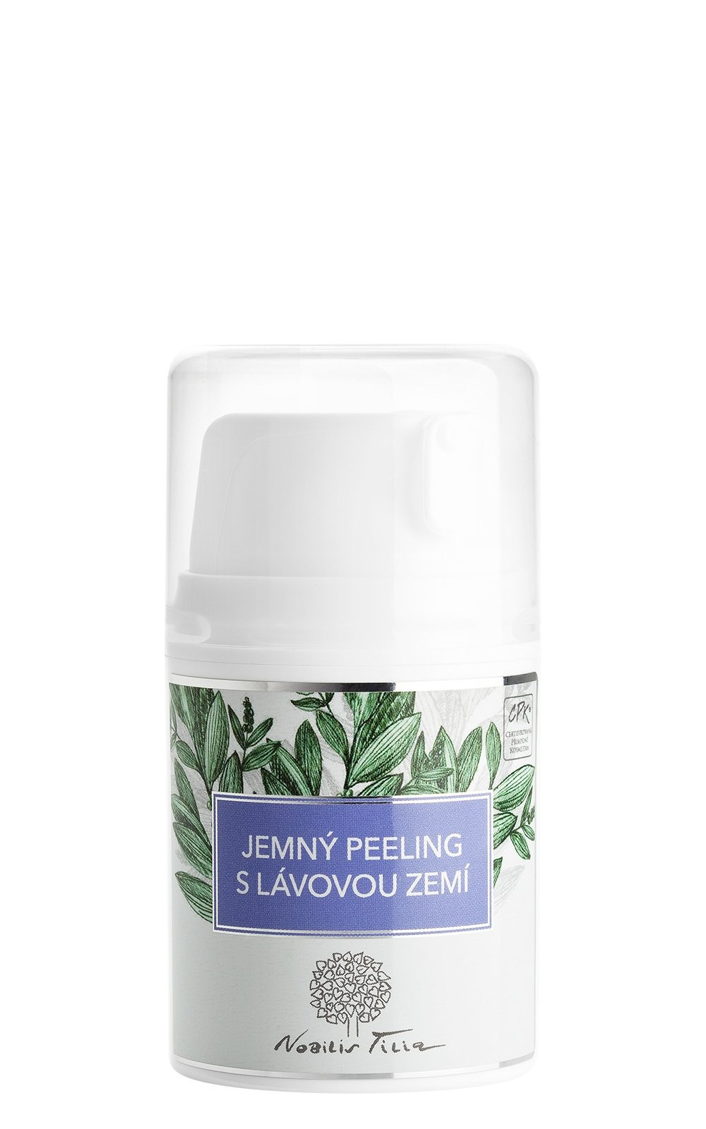 Jemný peeling s lávovou zemí