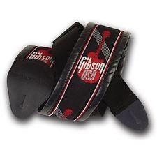 Kytarový popruh GIBSON Monogramm Strap Red