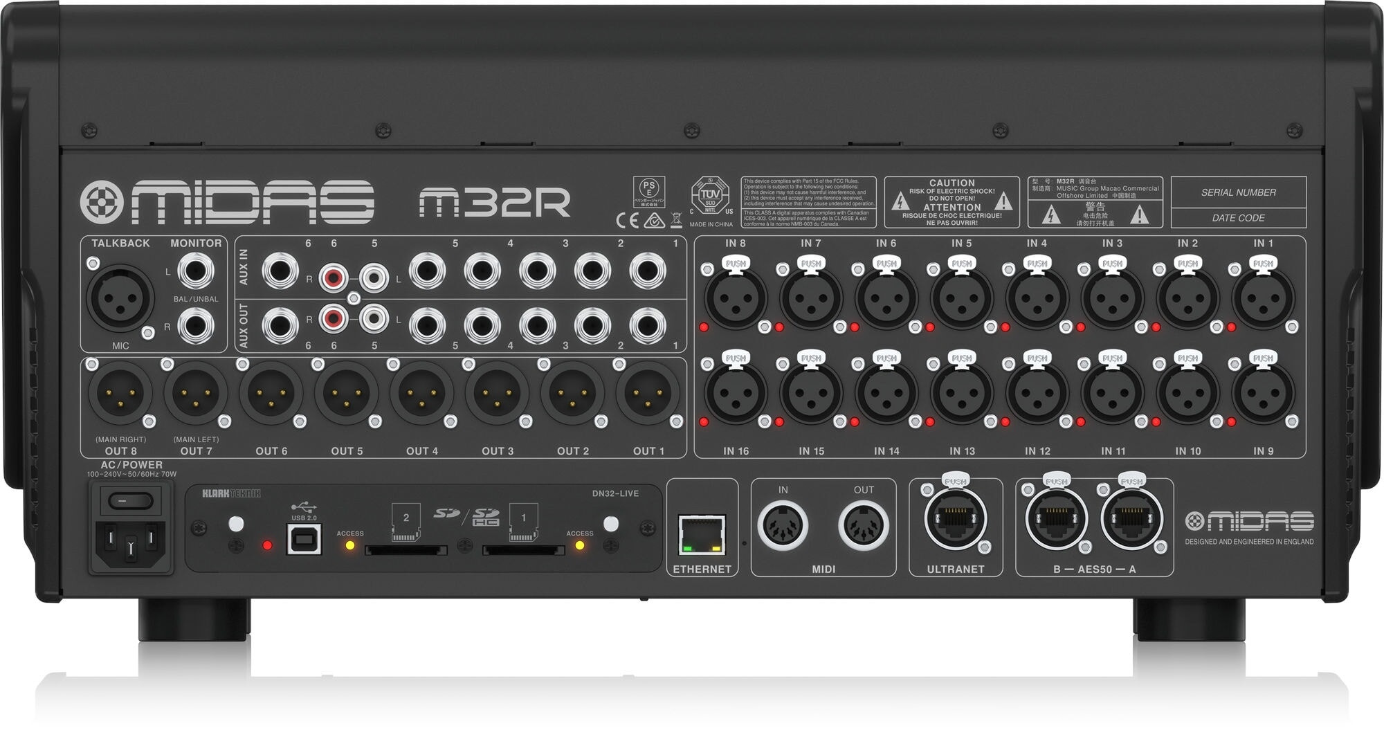 Midas M32R Live