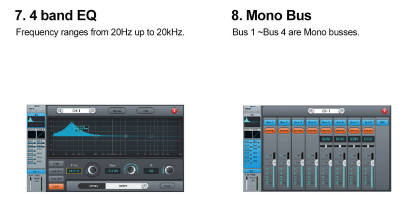 Soundking DM20M digitální hybridní mixpult
