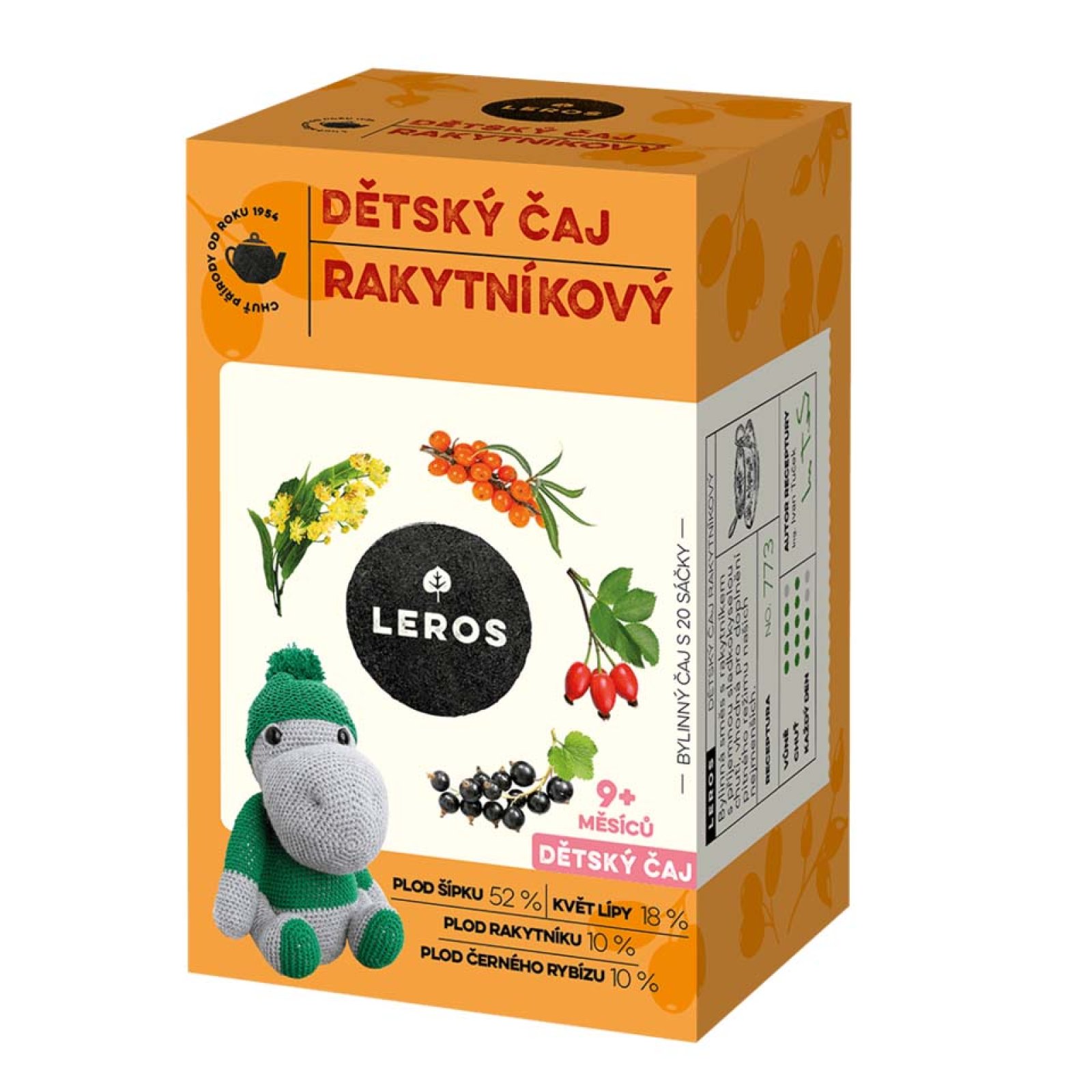 Leros Dětský čaj Rakytníkový