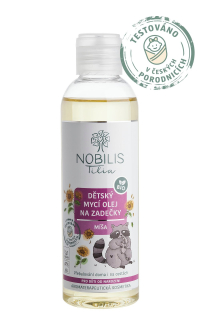 Dětský mycí olej na zadečky Míša 200 ml