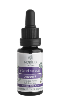 Pěsticí BIO olej jojobový 20 ml fialové sklo