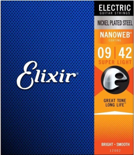 Elixir Nanoweb 09-42 electric guitar strings