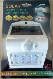 LEDSTAR solární svítidlo 1,5W bílé