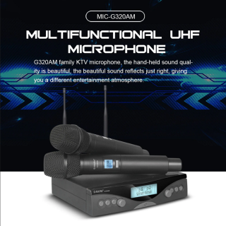 G-MARK G320AM bezdrátová sada 2 mikrofonů