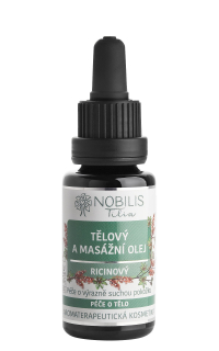 Tělový a masážní olej Ricinový 20 ml