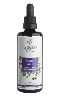 Pěsticí olej makadamiový 100 ml fialové sklo