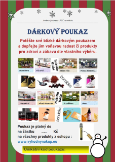 Dárkový poukaz v libovolné hodnotě