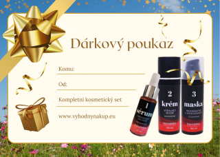 Kompletní kosmetický set - dárkový poukaz